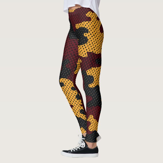 Legging Missouri Black & Gold Tiger Camo Printed (Esquerda)