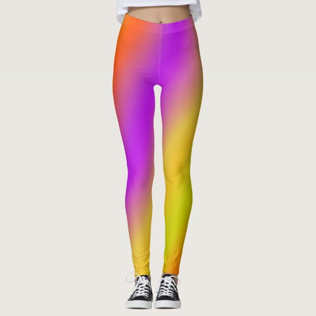 Legging Mistura de cores moles 171116(02) (Frente)