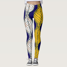 Legging Moda Africana - Ornamento de Padrão Sem Costura