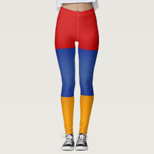 Legging Moda da Bandeira da Armênia Legal