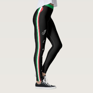Legging Moda da bandeira italiana, adeptos de viagem/espor