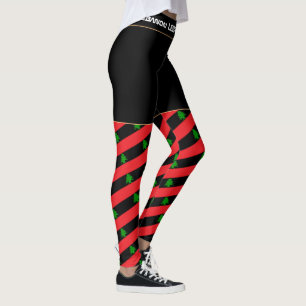 Legging Moda da bandeira libanesa e libanesa, viagem /reve