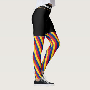Legging Moda da bandeira romena, viagem/desportista