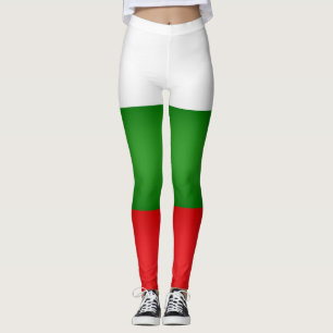 Legging Moda de Bandeira da Bulgária Legal