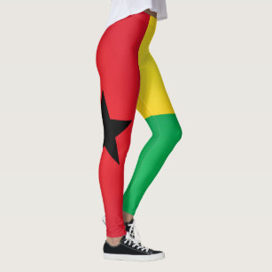 Legging Moda de Bandeira da Guiné-Bissau Legal