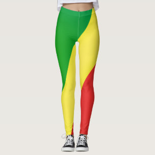 Legging Moda De Bandeira Da República Legal Do Congo