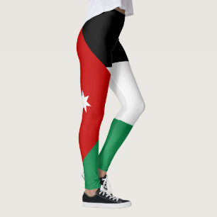 Legging Moda de bandeira jordaniana legal
