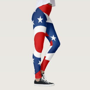 Legging Moda de bandeira legal do estado de Ohio