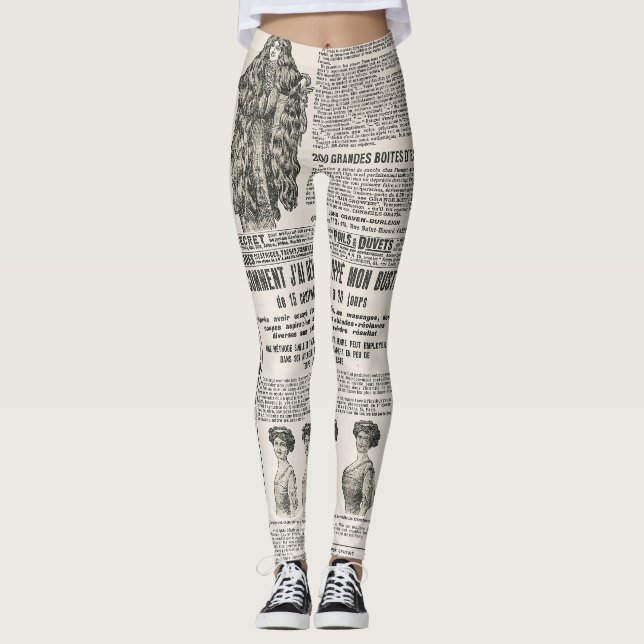 Legging Moda de Paris de 1919: Antecipação do Jornal (Frente)