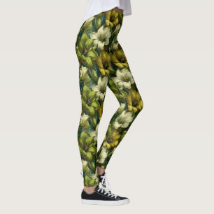 Legging Moda Fitness Verde Amaryllis Acento Natal