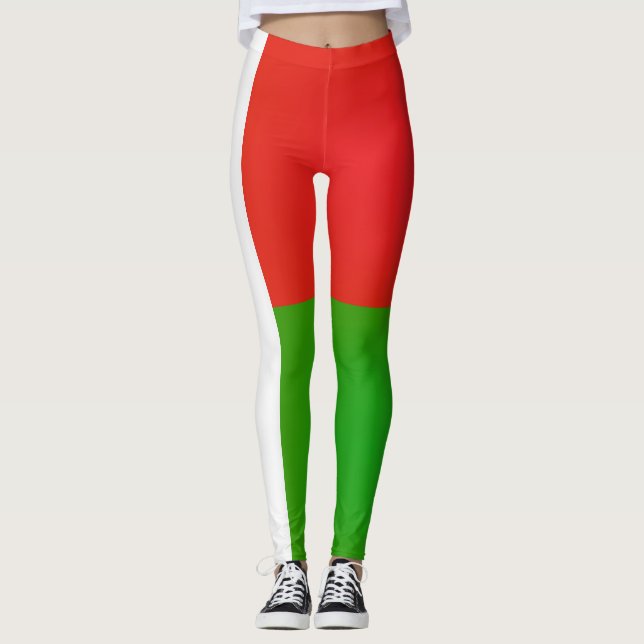 Legging Moda legal da bandeira de Madagáscar (Frente)