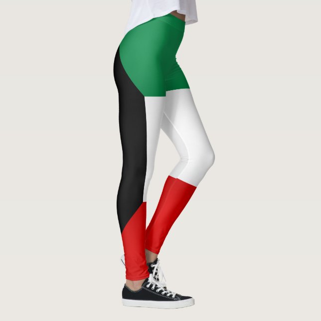 Legging Moda legal da bandeira do Kuwait (Direita)