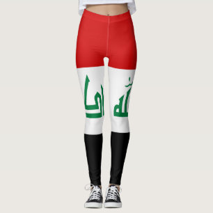 Legging Moda legal da bandeira iraquiana
