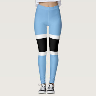 Legging Moda Legal de Bandeira do Botswana