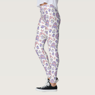 Legging Moda rosa Vibes 90s