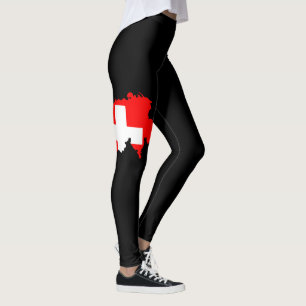 Legging Moda suiça do Orgulho de Bandeira da Suíça