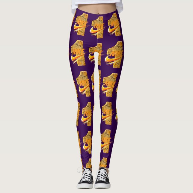 Legging Moda Urbana Gráfica (Frente)