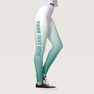 Legging Modelo Azul Verde-Teal Personalizado