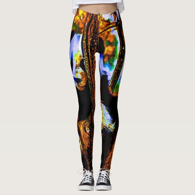 Legging Modelos De Urso: Panda Life 01-02 (Frente)