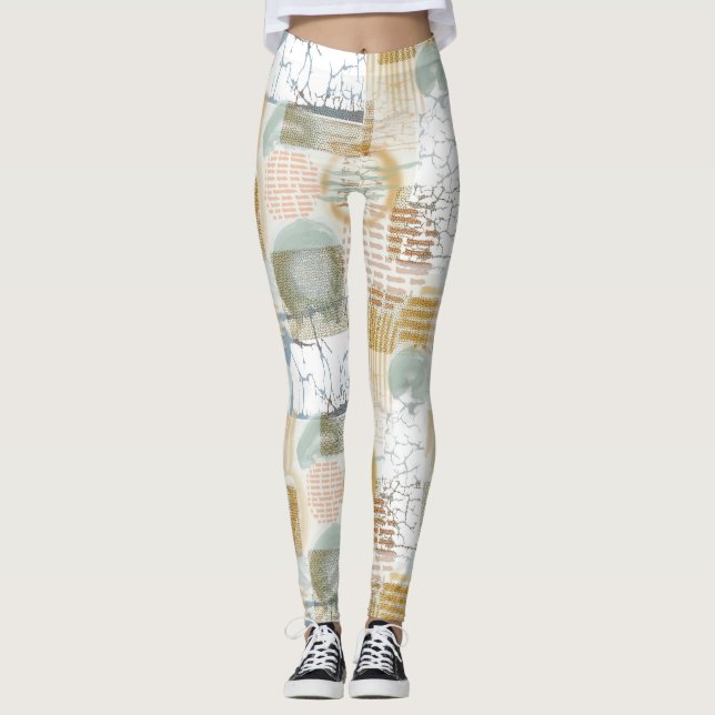Legging Modern Abstract Pattern (Frente)