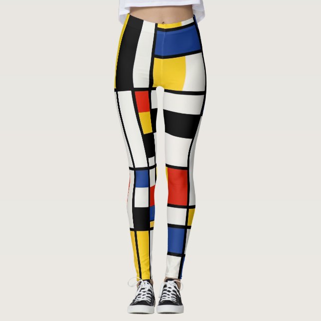 Legging Modern Bauhaus Design 04 Perfeito Para (Frente)