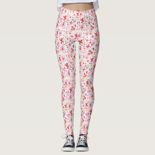Legging Modern Floral Watercolor