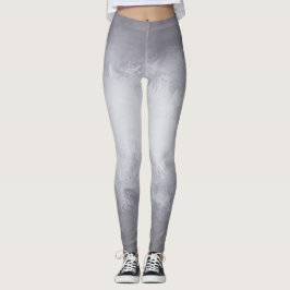 Legging Mola de Prata Divertida com Gradiente de Ombre