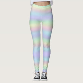 Legging Mole Arco-Íris Holográfico | Pastel