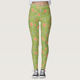 Legging Moléculas Pequenas Retron-Play Verde-Pêssego Unive