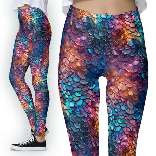 Legging Molhado Parece Sereia Peixe Scalume Fantasia Fanta