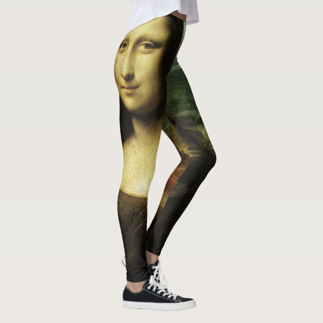 Legging Mona Lisa de Leonardo da Vinci, Arte Renascentista (Direita)