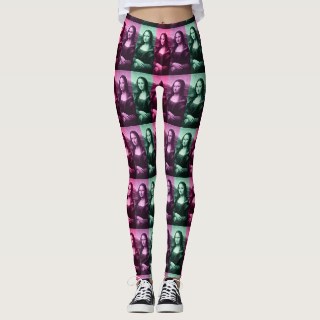 Legging Mona Lisa Green Pink Purple (Frente)