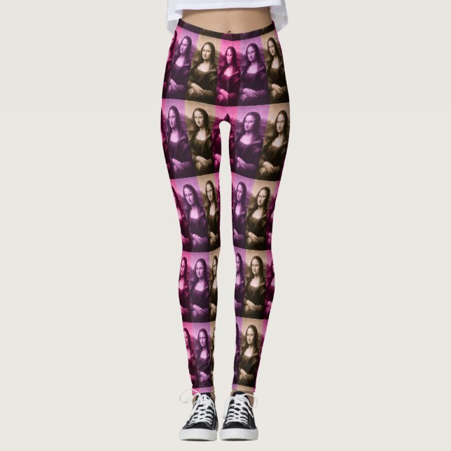 Legging Mona Lisa Purple Chocolate Rosa (Frente)