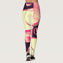 Legging Mondrian & Bubbles