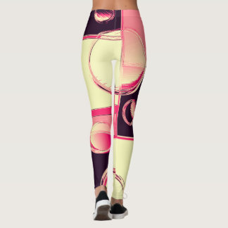 Legging Mondrian & Bubbles
