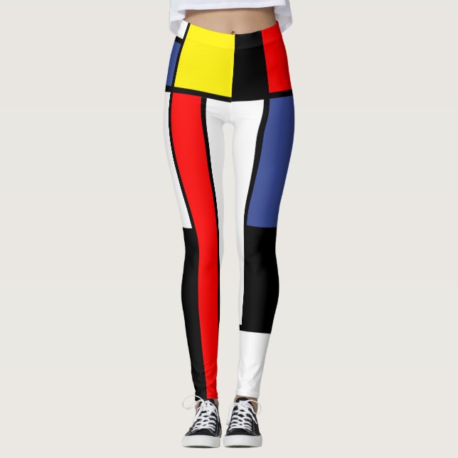 Legging Mondrian, minimalista (Frente)