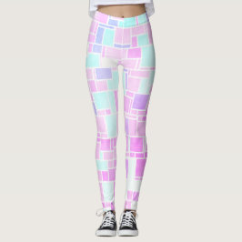 Legging Mondrian Pastel 2