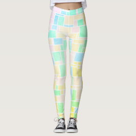 Legging Mondrian Pastel 3
