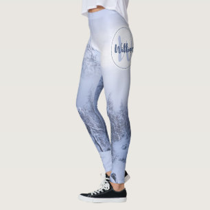 Legging Monograma da floresta de névoa das maravilhas do i