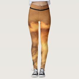 Legging MONOGRAMA DE Legendas Personalizadas E NUVENS DOUR
