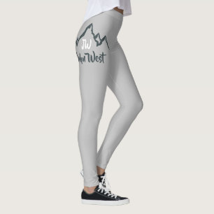 Legging Monograma personalizável de cadeia montanhosa dese