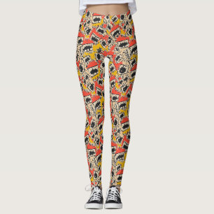 Legging Monstro de Dentes Afiados de Quadrinhos Irreverent