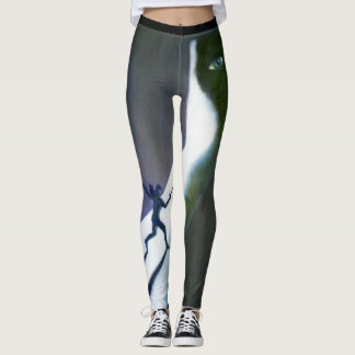 Legging Monstro em caneleiras da entrada