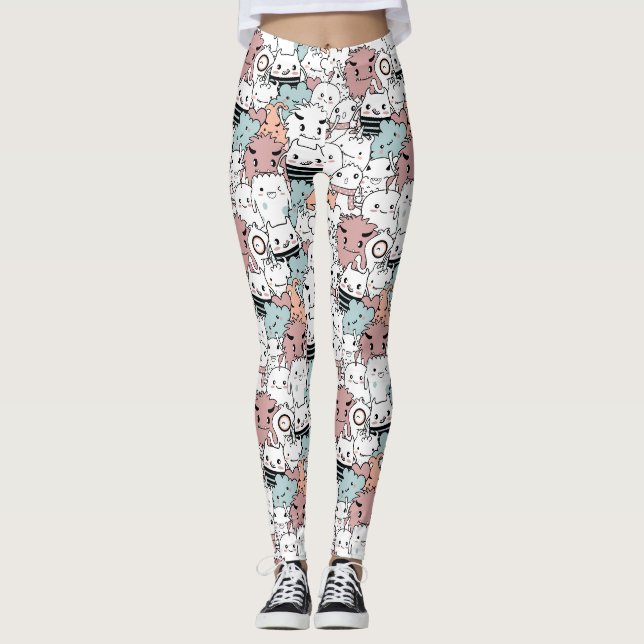 Legging Monstros Adoráveis (Frente)