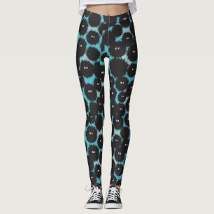 Legging Monstros engraçados e pretos