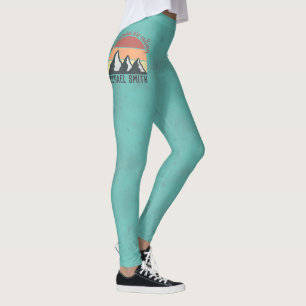 Legging Montanhas em tons pastel vintage estão chamando mo