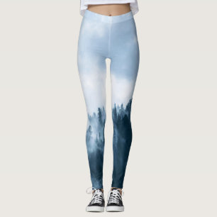 Legging Montanhas Rochosas Nebulosas Azuis Colorado EUA Av