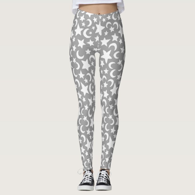Legging Moon Crescente e Estrelas (Frente)