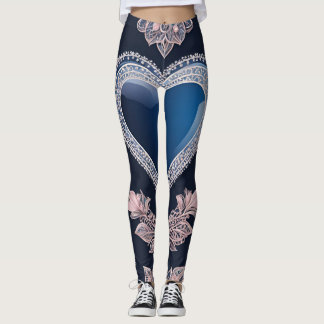 Legging Moon Hearted AI art