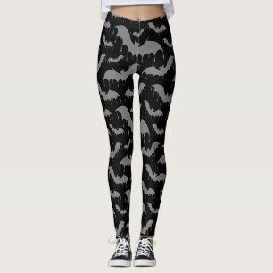 Legging Morcegos Cinza Gatos Mariposa Nu Góthico Alternati